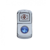 "Engine Fan" Rocker Switch Cover With Blue Crystal