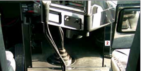 Right Of Fuse Door Trim fits Freightliner Classic/Fld