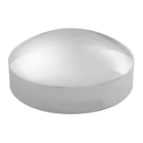Chrome Rear Hub Cap 6-1/2” I.D. x Overall Height 2-5/8"