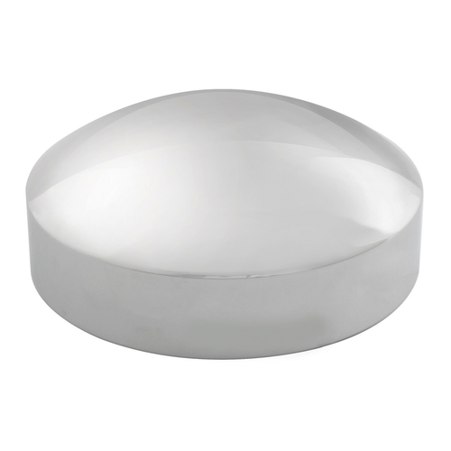 Chrome Rear Hub Cap 6-1/2” I.D. x Overall Height 2-5/8"