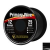 Black 12Ga Primary Wire, 25Ftroll W/Spool