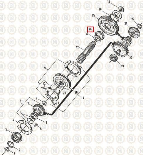 Washer Fuller RT 11609 Transmission application