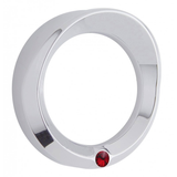 Signature Speed/Tachometer Gauge Cover w/ Visor Red Diamond fits Kenworth