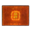 Rectangular Stud Mount LED Marker Light w / Reflector