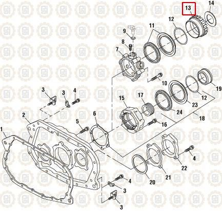 Exciter Ring Fuller 14909/15210 Series Application