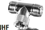 Uhf Male-Female T Adapter