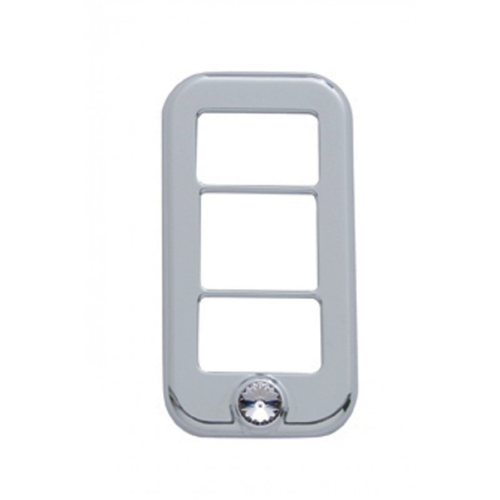 Rocker Switch Cover W/ 3 Openings fits Freightliner