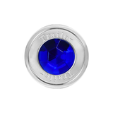 Blue Trailer Pin Hole Style Air Control Knob with Crystal on Top