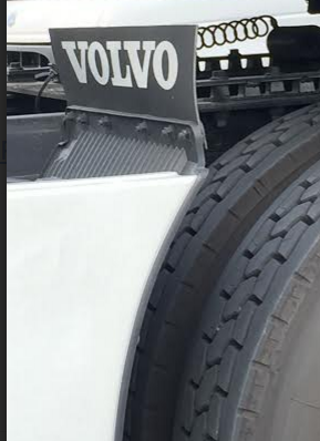 Mud Flap 24” X 6” fits Volvo Quarter Fender Flap, Proflex Material, Unit