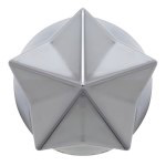 Pointed Star Push-On Lug Nut Cover 33mm''