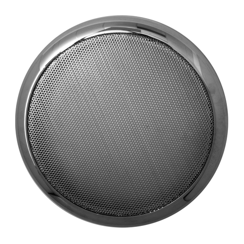 Round Speaker Cover w/ Chrome Screen for Peterbilt