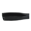 Black Corrugated Split Loom 1/4” 100 Ft Roll