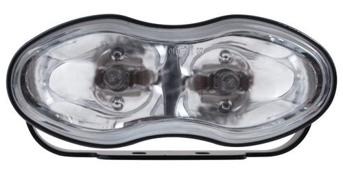 Dual Fog & Driving Lamp With Aluminum Housing, Glass Lens, Metal Bracket, With H3 Bulb 12V 55W Bulb