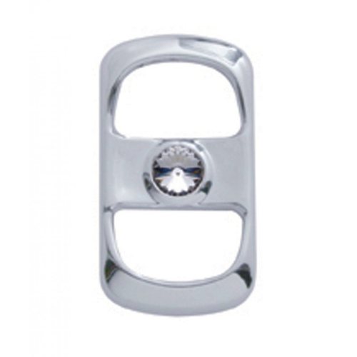 Rocker Switch Cover With Clear Crystal For Freightliner (3-Pack)