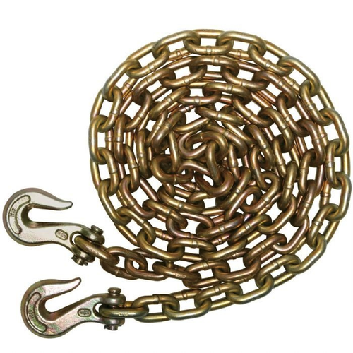 3/8” Chain, Grade 70 with Clevis Hooks, Working Load Limit 6600 (Lbs) - 3000 (Kgs)