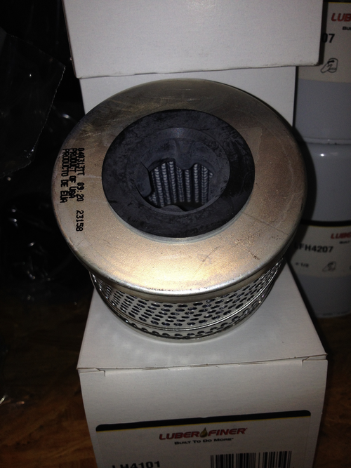 Filter Element, 12/1 Metal Tube . >Tc< . POWER STEERING CENTURY / KW T2000