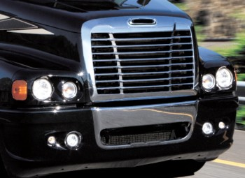 Chrome Center Bumper W/ Center Tow Hole Fits Freightliner Century 2004+