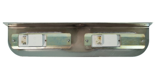 Chrome Bracket for 6" Oval Lights - Hidden Light Series