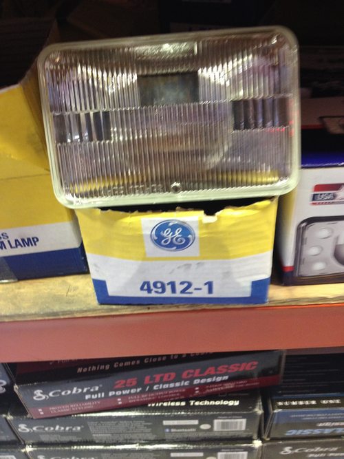 Sealed Beam GE Headlight