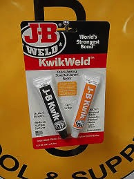 J-B Kwirk Cold Welding, 4 Minutes Twin Pk.6/1