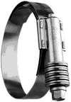 Hose Clamps Torque Rated at 40-125 in./lbs., Clamping Range 32-54 mm, 1-1/4" - 2-1/8"