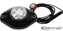 STROBE LIGHT Led Flasher, Hal, 12-*24Vdc, Amber ,