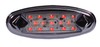 S.S Pete Light Oval Cm 15 Led Clear Lens Red