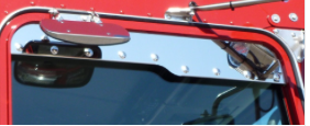 Door Top Cap fits Kenworth T600, T660,T680,T700, T800, W900,T2000 (Sold as Pair)