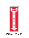 Fire Extinguisher W/ Arrow