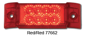 Rectangular Spyder LED Marker Light 8 LEDs