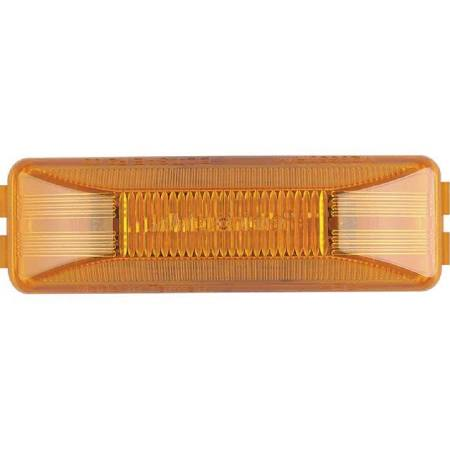 4" Amber Rectangular 2 Pin Clearance Marker Maxxima