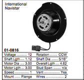 Blower Motor fits International Navistar