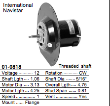Blower Motor Navistar