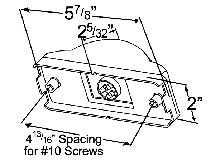 Sentry Sealed Marker Side Turn Lights Yellow / White