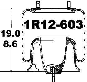 Air Bag Spring for Rear Suspensions (Freightliner)