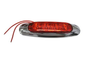 4 LED Reflector Clearance/Marker Light - Red LED/Red Lens