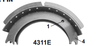 Brake Shoe Kits Eaton =4311E