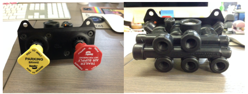 Control Valve Mv-3 Series Bendix Fits Freightliner, Kenworth, Volvo, International