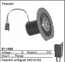 Blower Motor fits Peterbilt CW-ROT
