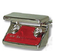 Chrome Plastic Switch Guard W/Red Air Suspension fits Freightliner