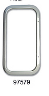 Exterior View Window Trim fits Peterbilt 378, 379, 389 2006 and newer