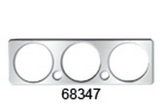 Chrome Plastic A/C Control Plate Cover fits Peterbilt 2005+ 357/378/379/385/389
