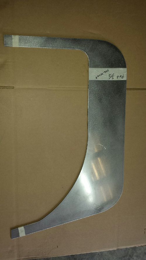 Door Extension fits Peterbilt 370 Series, 2007 And Older Polished Stainless Steel Pair.