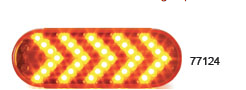 Oval Sequential Arrow Mid-Turn Spyder LED Light