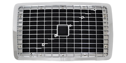Grille Fits Volvo VNL 2018-03 VNM 2018-04 Chrome Plastic With Bugscreen