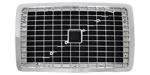 Grille Fits Volvo VNL 2018-03 VNM 2018-04 Chrome Plastic With Bugscreen