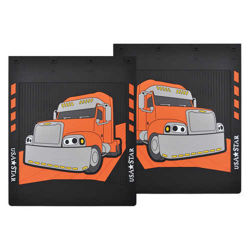 Rubber Mud Flaps Fits Freightliner Century (Pair)