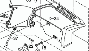 Dash Right Side Cover, Upr Fits Freightliner Century, Columbia, Coronado #38 =18-49184-000