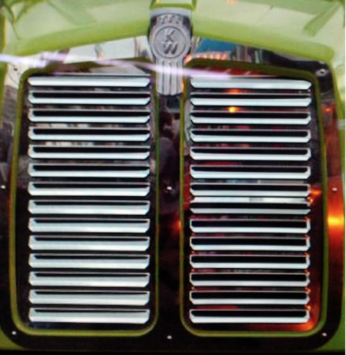 Grille Fits Kenworth T600 2 Columns S.Steel