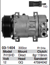 Sanden Compressor - Genuine OEM Grade fits Peterbilt